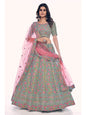 Myra Green Gota Silk Embroidered Designer Lehenga Choli
