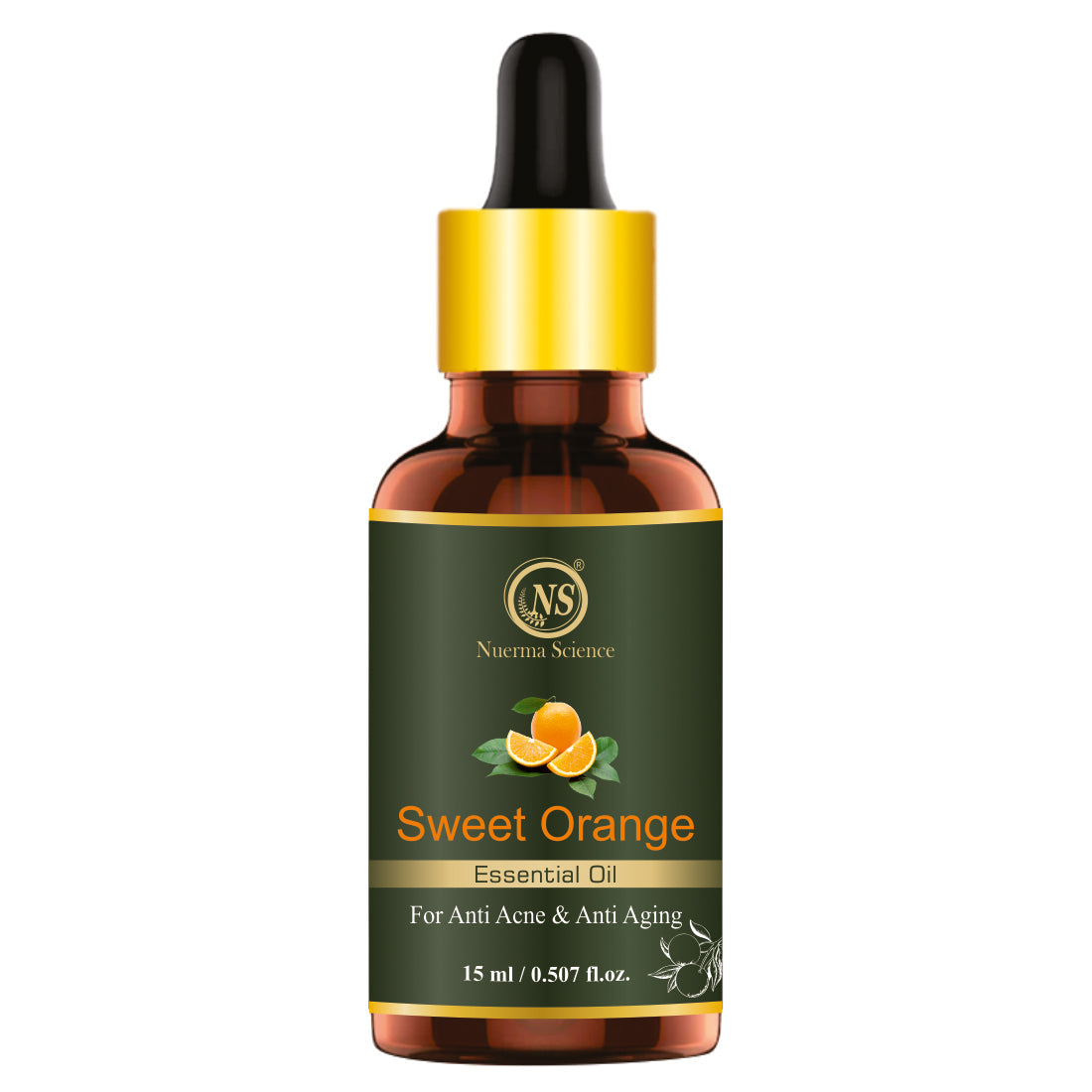 Nuerma Science Sweet Orange Essential Oil for Anti-Acne & Anti-Aging