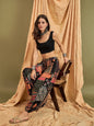 InWeave Black Multi Ethnic Harem Pant