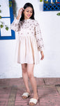 Noroke Silk Embroidered Tunic - Off white