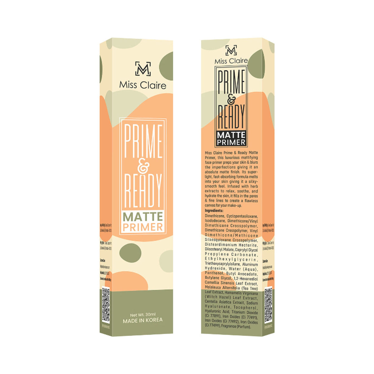 Miss Claire Prime & Ready Matte Primer