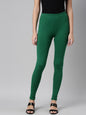 Souchii Green Solid Slim-Fit Leggings