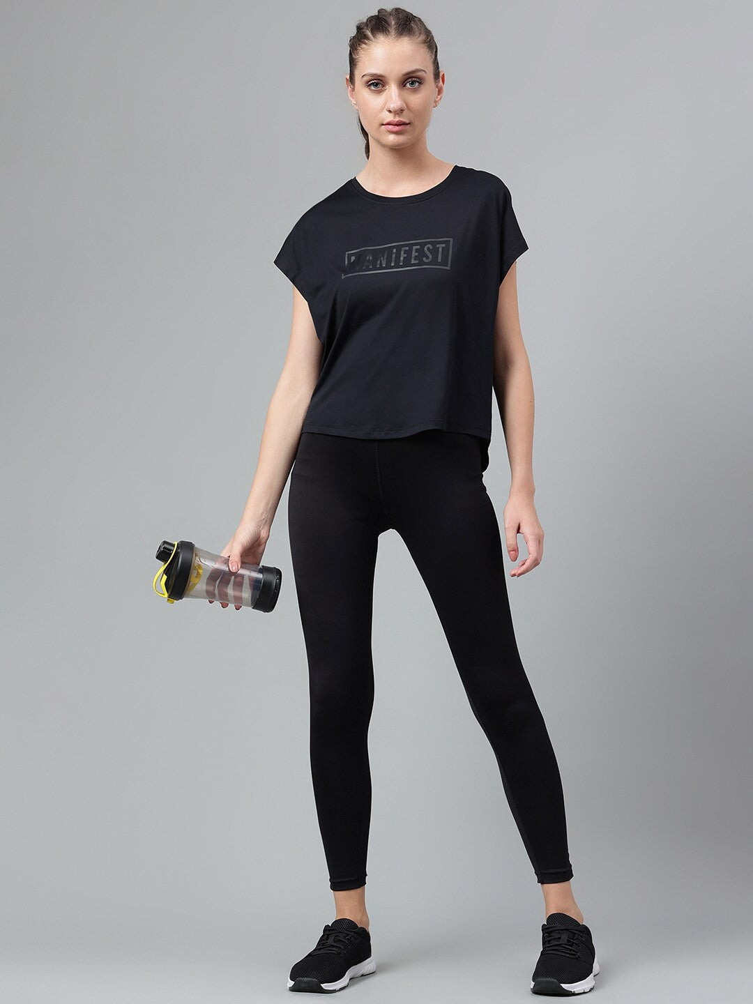 MKH Typography Printed Extended Sleeves Dri-FIT Relaxed Fit T-shirt