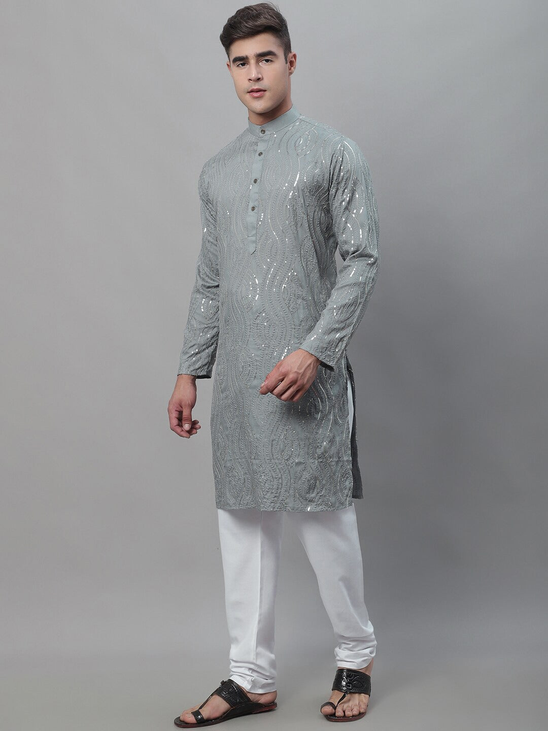 Sojanya Regular Pure Cotton Kurta With Churidar