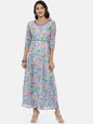 Souchii Multicoloured Printed Maxi Dress