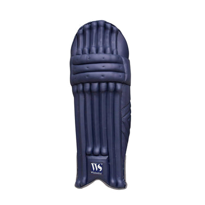 Whitedot Dot 2.1 Pu New Cricket Batting Pad (Youth/Medium, Navy Blue)