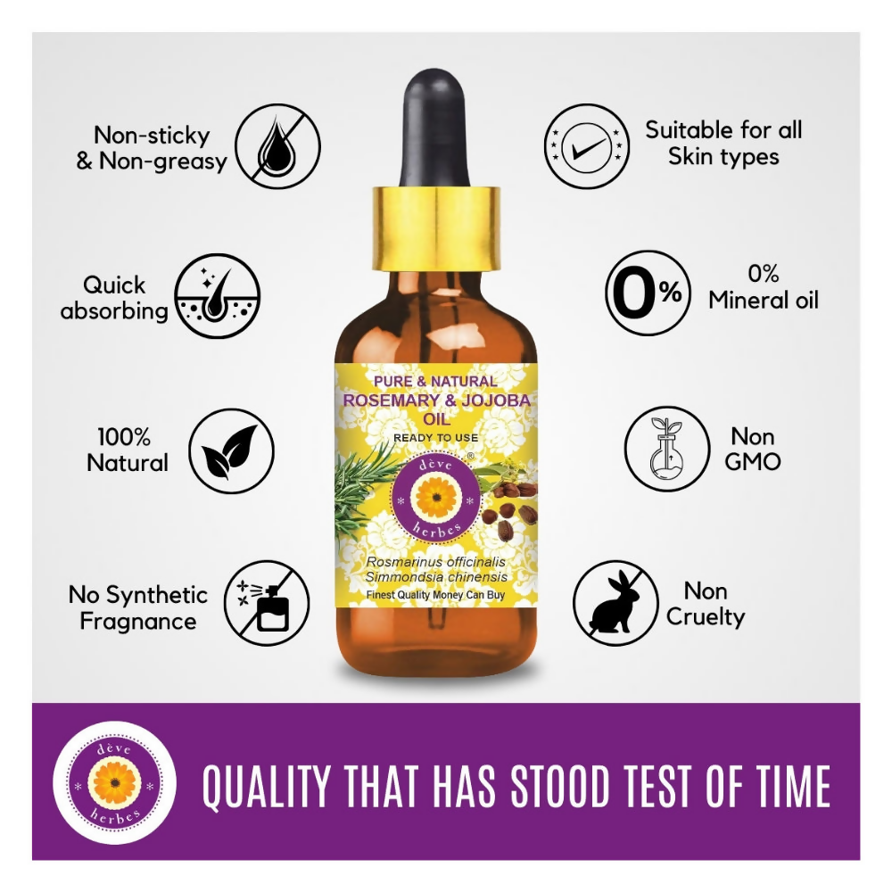 Deve Herbes Pure And Natural Rosemary & Jojoba Oil