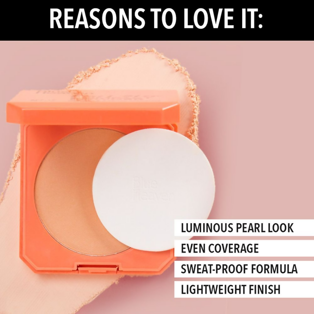 Blue Heaven Pearl Glow Compact Powder SPF 15 PA+++ Medium Honey