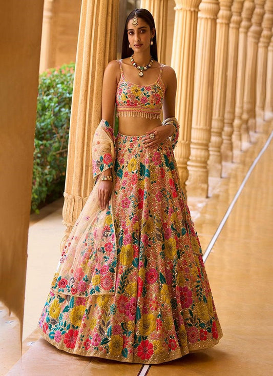 Lehenga Mart Glamorous Designer Lehenga Choli for Bridal and Bridesmaids Wedding Wear Choli