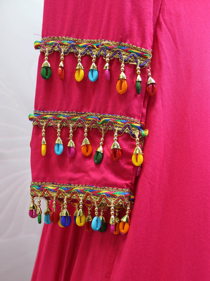Myra Rani and Pink Koti Style Viscose Rayon Embroidered Designer Navratri Special Lehenga