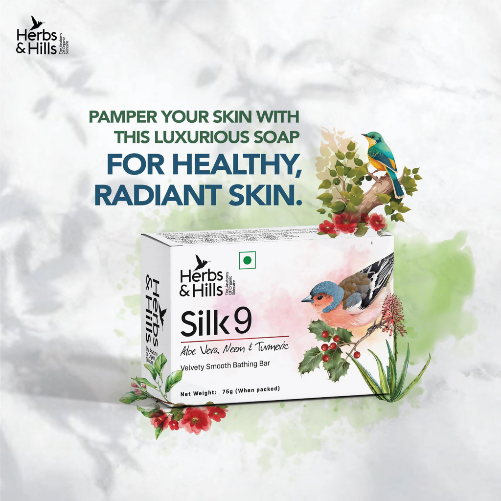 Herbs & Hills Silk9 Velvety Smooth Bathing Bar