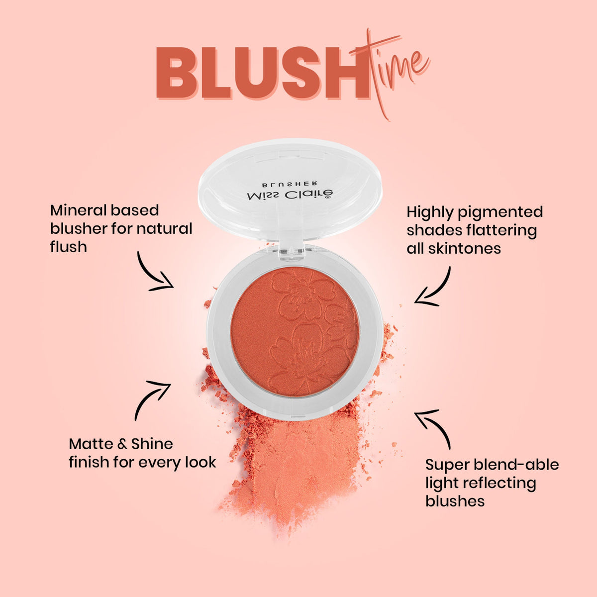 Miss Claire Round Blusher - 9