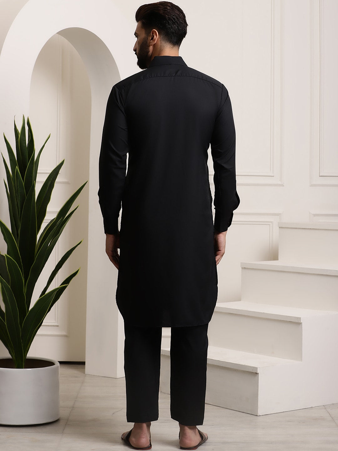 Sojanya Cotton Linen Kurta With Pyjamas