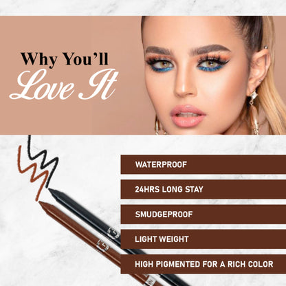 Matt Look Single Stroke Eyeliner Kohl Kajal - Deep Blue