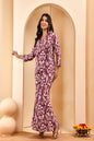 Vaasva Women Ikat Cord Set With Bell Bottom Pants