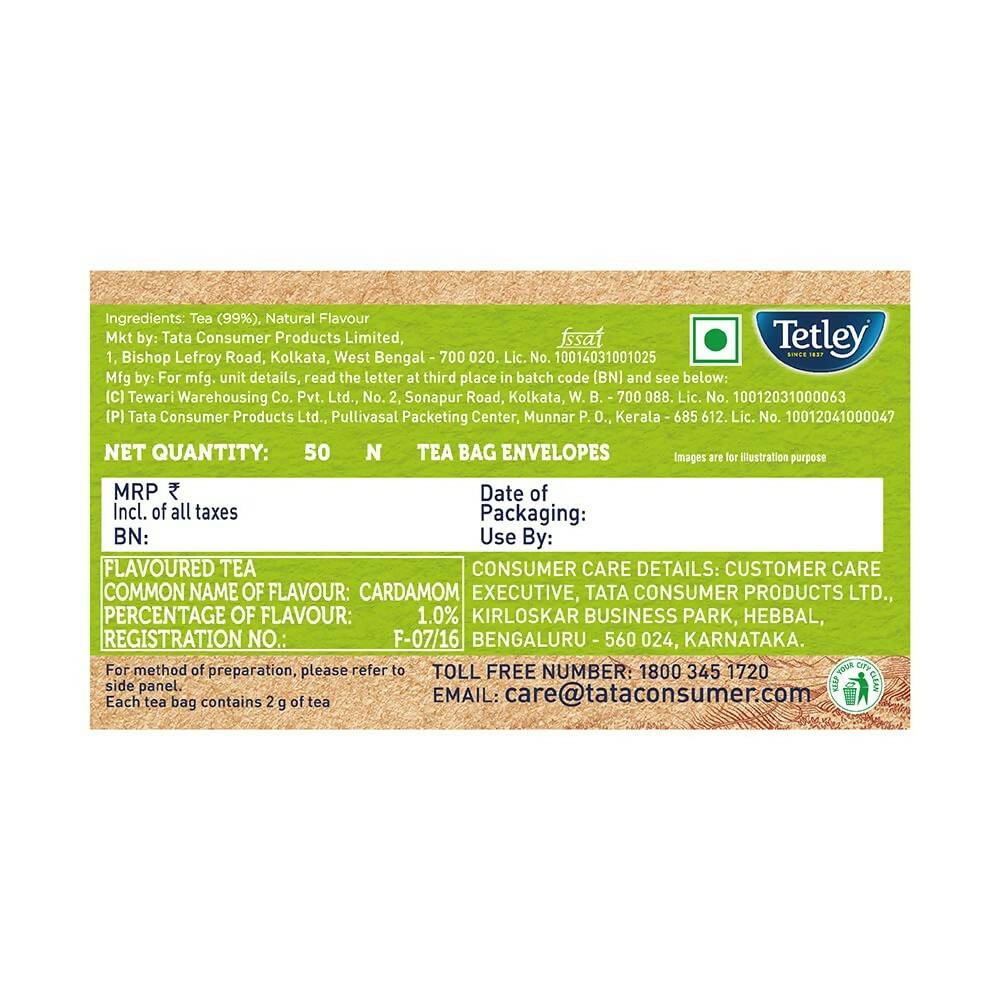 Tetley Elaichi Flavoured Chai - Black Tea, Every Sip Will Awaken Your Senses