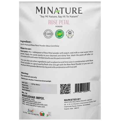 Minature Rose Petal Powder