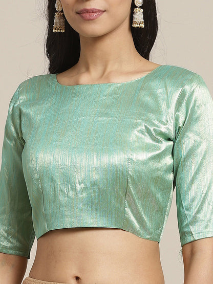 Saree Mall Women Olive Solid Saree
