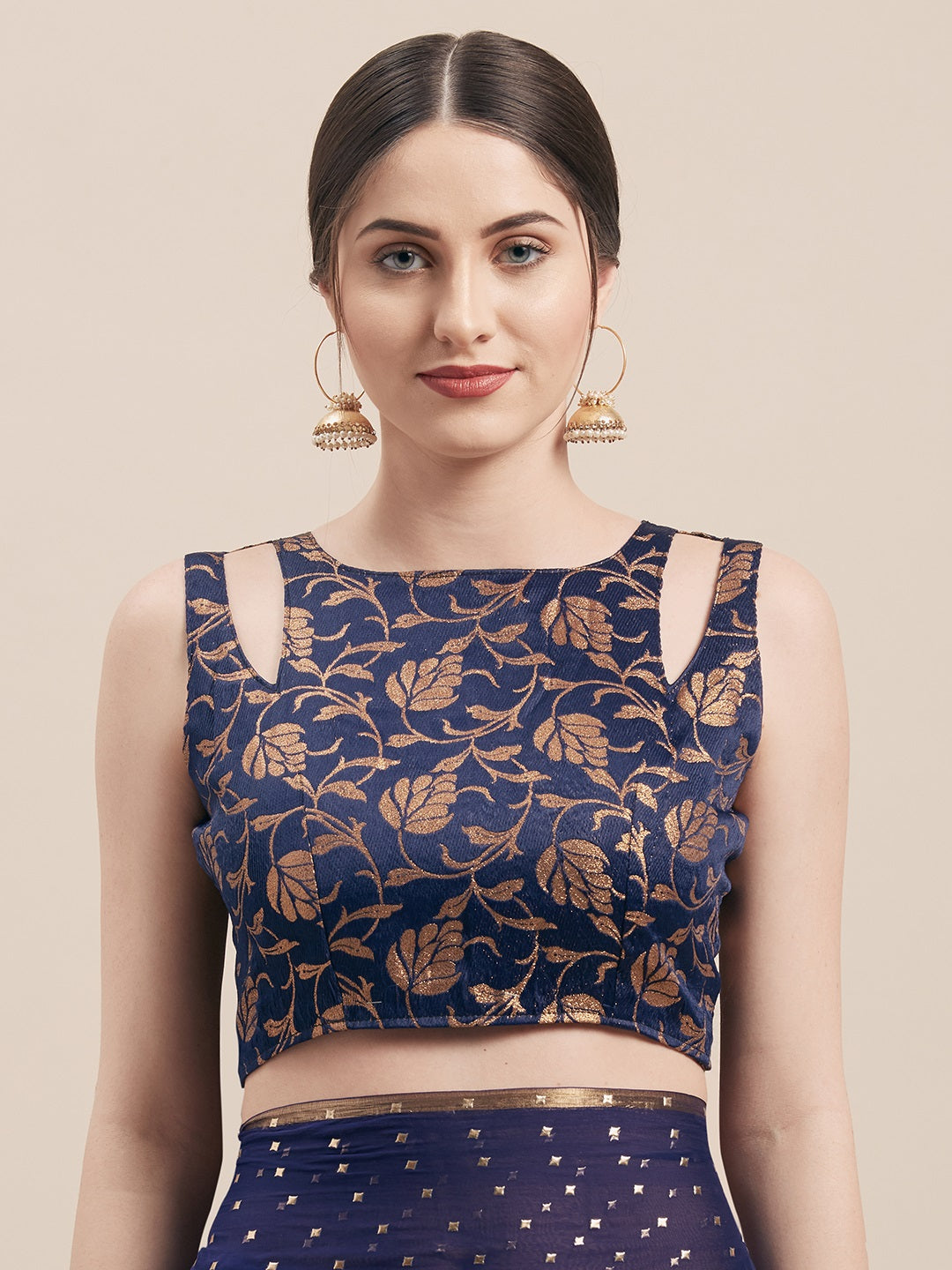 Tikhi Imli Blue Embellished Saree