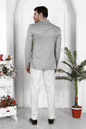 Raivat Ethnic Art Silk Thread Work Jodhpuri In Grey Colour