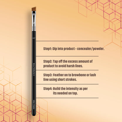 Miss Claire M27 - Brow Perfector Brush (S) - Chrome