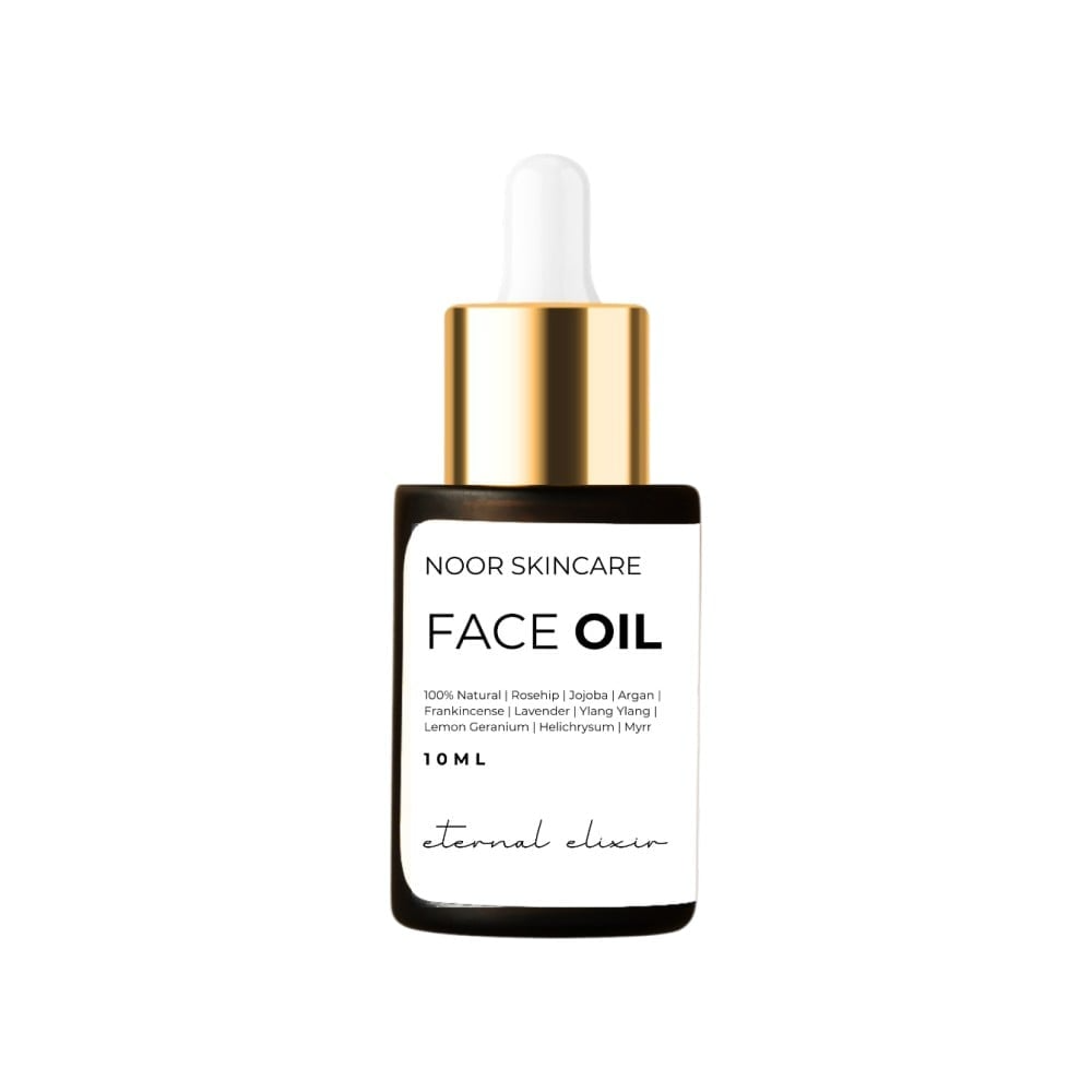 Noor Skincare Face Oil For Glowing Skin With Rosehip, Jojoba, Argan & Vitamin E