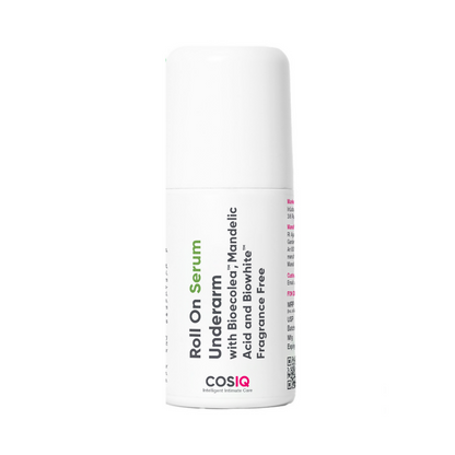 Cos-IQ Brightening Underarm Roll On Serum, With Bioecolea, Mandelic Acid and Bio White Fragrance Free