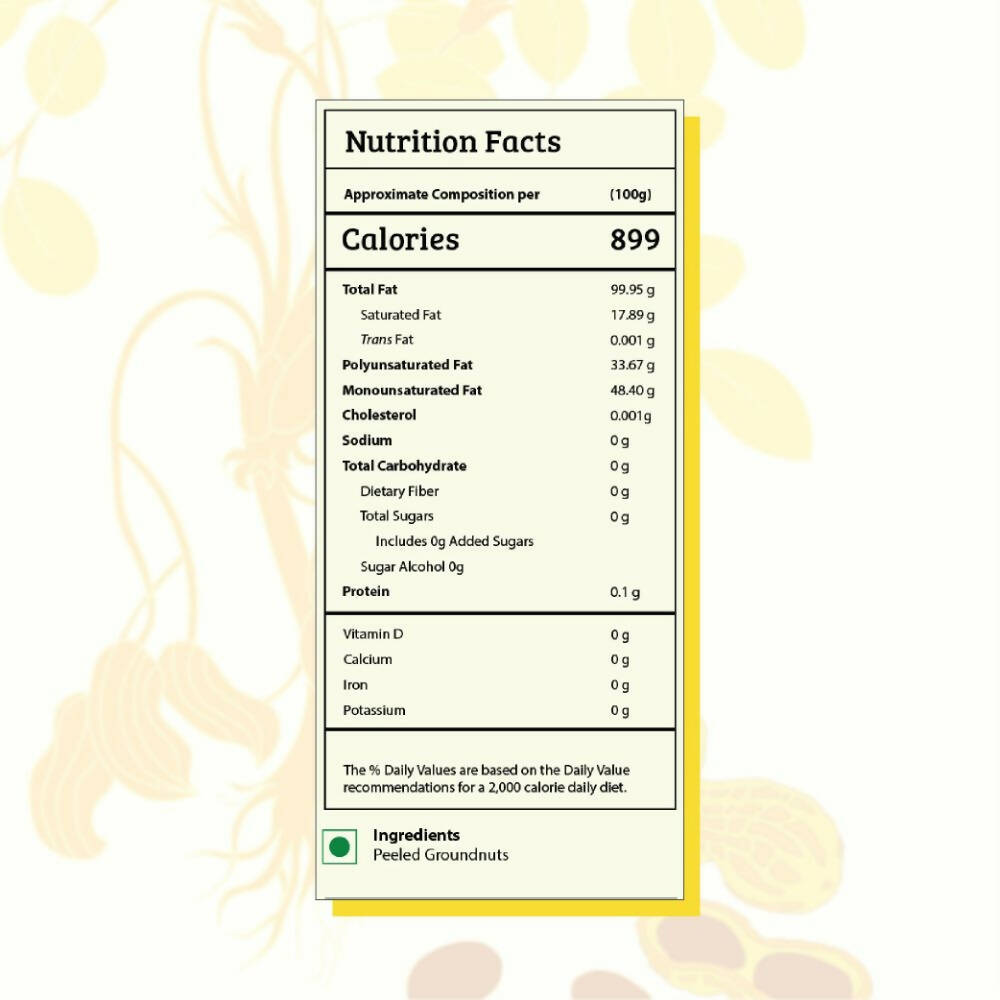 Gramiyaa Wood Cold Pressed Groundnut Oil