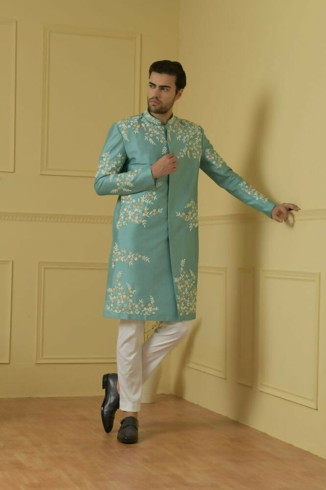 The Refined Timeless Sherwani by Hilo Design