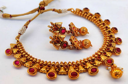 Kemp Antique Pink Necklace Set