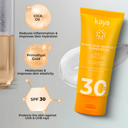 Kaya Sunblock Invisible Sunscreen With SPF 30