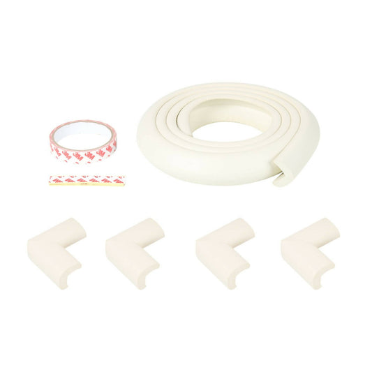 Safe-O-Kid Unique High Density L-Shaped 2 Mtr Long 4 Large Edge Guard With 16 Corner Cushions