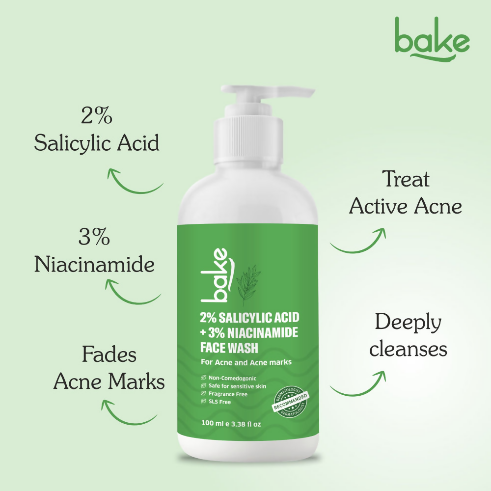 Bake 2% Salicylic Acid & 3% Niacinamide Face Wash