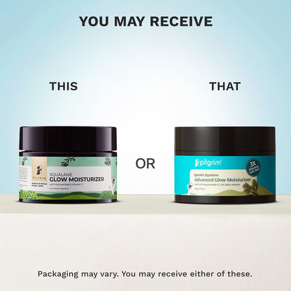 Pilgrim Glow Moisturizer Face Cream With Niacinamide & Vitamin C For Glowing Skin, Dry Skin Hydration, Non-Greasy