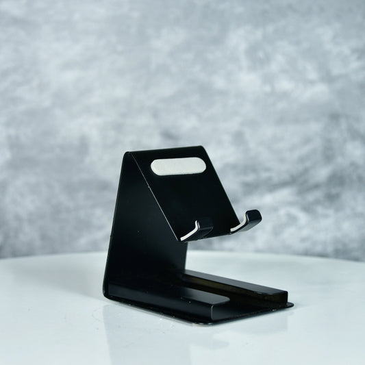 Sowpeace / White Padded Metal Phone Stand with Card Holder