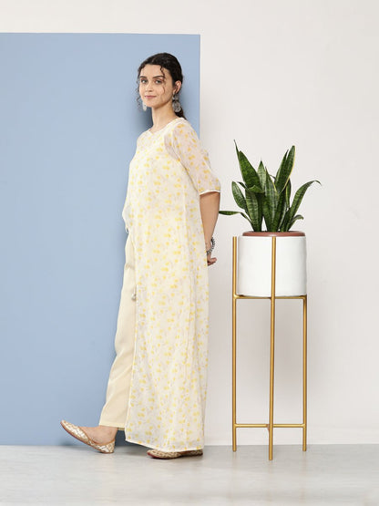 Ahalyaa Printed Waist Tie-Ups Basic Jumpsuit
