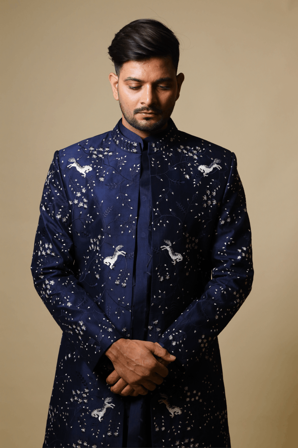 Flying Unicorn Designer Men's Kurta by Hilo Design