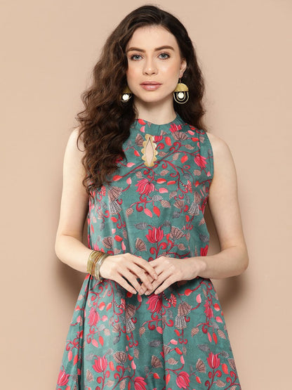 Ahalyaa Floral Printed Tunic