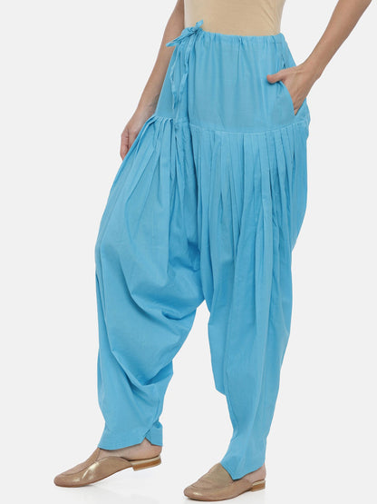 Souchii Women Pure Cotton Loose Fit Patiala