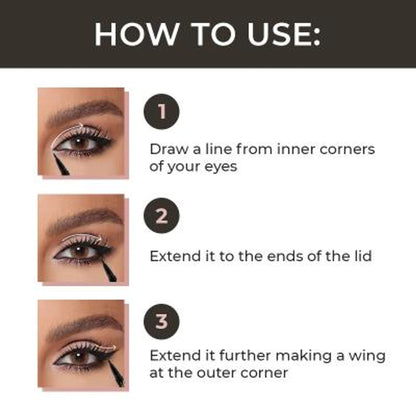 Matt Look Master Draw Eyeliner - Black