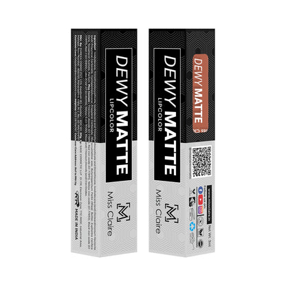 Miss Claire Dewy Matte Lip Color - 08 Moonlit Mocha