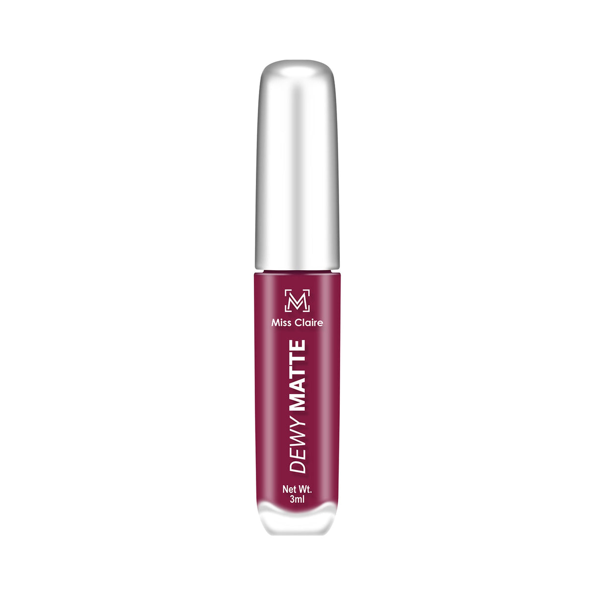 Miss Claire Dewy Matte Lip Color - 21 Plum Pop