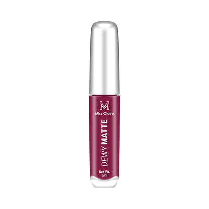Miss Claire Dewy Matte Lip Color - 21 Plum Pop