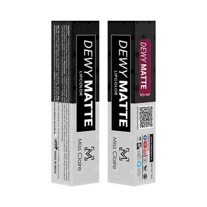 Miss Claire Dewy Matte Lip Color - 21 Plum Pop