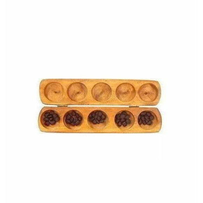 Ancient Living Vamana Guntalu / Pallanghuzi / Mancala wooden Board Game