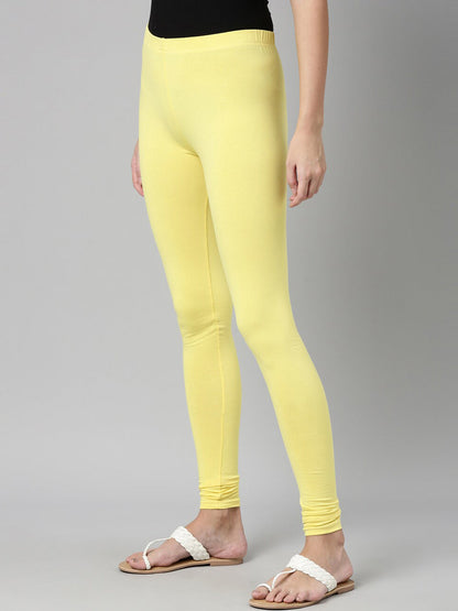 Souchii Slim Fit Churidar-Length Leggings