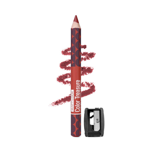 Matt Look Color Treasure Luxury Matte Lip Pencil Crayon - 05 Real Burgundy