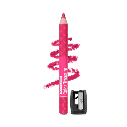 Matt Look Color Treasure Luxury Matte Lip Pencil Crayon - 08 Magenta Flash
