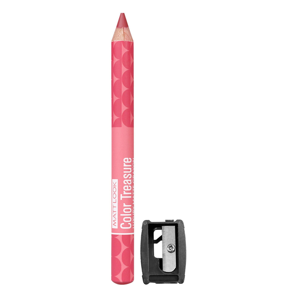 Matt Look Color Treasure Luxury Matte Lip Pencil Crayon - 12 Charming Pink