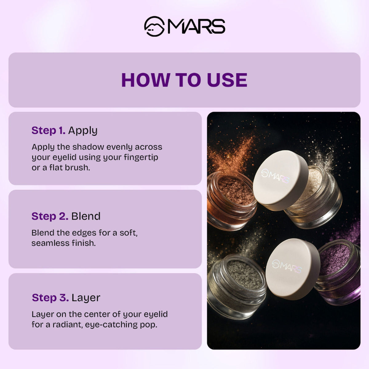 MARS Cosmetics Starlit Pot Eyeshadow - 03